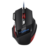 Souris de jeu USB Hyperspeed, rétroéclairée RGB, ergonomique, 7D, filaire, pour ordinateur portable, PC Gamer, 1 pièce, nouvelle collection