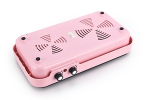 Padella elettrica multifunzionale due in uno e padella con coperchio in vetro Mini forno elettrico con pentola calda cucina esterna - Product Image 3