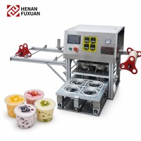 Petite machine de scellage de gobelets en plastique PE pour usage commercial et industriel, idéale pour les boutiques de smoothies, de café et de boba.