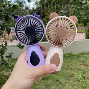 Práctico ventilador recargable de mano silencioso Mini ventilador compacto ventilador portátil alimentado por baterías - Product Image 1