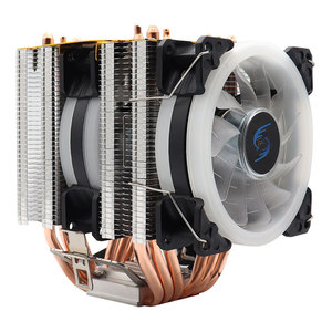Enfriador de CPU de 4 Tubos de Calor, 3/4 Pines, 2011, RGB, Silencioso, Ventilador de Refrigeración para PC de Escritorio de 90 mm, Placa Base X99, Luz, 2 Ventiladores RGB para Placa Base X79 - Product Image 2