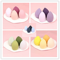 Set de 4 bouffées de poudre pour boîte à oeufs Beauty Egg Air Cushion Makeup with Gourd Water Drop Bevel Cut for Face Makeup Tools