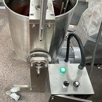Moulin à chocolat et noix haute performance 10L 25L 60L 100L, machine à raffiner le chocolat, équipement de fabrication de beurre de cacahuète et de tahini