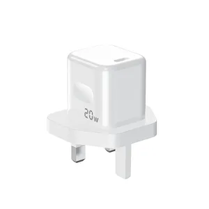 Neues Modell UK Plug PD QC3.0 20w Schnell ladegerät Netzteil USB-Ladegerät für iPhone Xiaomi