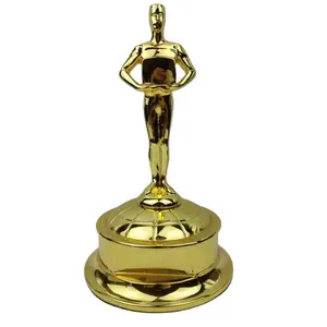 Atacado Oscar Troféu Ação Figuras Troféu Estátua Metal Gold Award Troféu Presente e Lembrança Itens para Venda