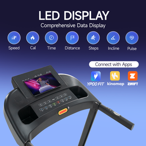 <span class=keywords><strong>Tapis</strong></span> roulant multifonctionnel avec bande <span class=keywords><strong>de</strong></span> <span class=keywords><strong>course</strong></span> large <span class=keywords><strong>de</strong></span> 0 % à <span class=keywords><strong>22</strong></span> %, vitesse <span class=keywords><strong>de</strong></span> 0,8 à 12 <span class=keywords><strong>km</strong></span>/<span class=keywords><strong>h</strong></span> - Product Image 4