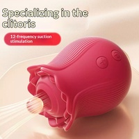 Vibrateur Rose pour Femme, Jouet Sexuel à Succion Clitoridienne et Léchage de Langue, Vibrateur Rose pour Femme, Vibrateur à Succion pour Femme