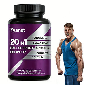 Cápsulas Antioxidantes de Raíz de Maca Negra Tongkat Ali 20 en 1 OEM/ODM para Hombres Adultos - Apoya el Control de Energía, el Sistema Inmunológico y la Salud - Product Image 1