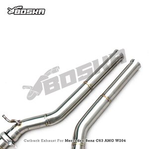ท่อไอเสีย catback สำหรับ Mercedes-Benz C63 AMG 6.2L W204 2011-2015เสียงแบบแอกทีฟระบบไอเสียพร้อมการควบคุม - Product Image 2