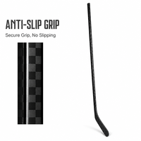 Bâton de hockey sur gazon en fibre de carbone SR INT JR, lame d'entraînement, personnalisable OEM, vente en gros, durable, haute qualité, basse courbure, pour match
