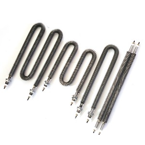 U W <span class=keywords><strong>L</strong></span> Shape 220V <span class=keywords><strong>Elemento</strong></span> calefactor con aletas <span class=keywords><strong>Elemento</strong></span> calefactor de aleta en espiral de aire eléctrico - Product Image 2
