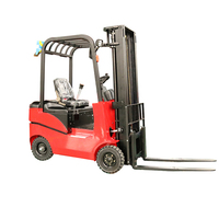 Chengli Nouveau chariot élévateur électrique complet 3 tonnes à propulsion arrière, batterie lithium-ion, pneus pleins, transpalette électrique avec déplaceur latéral électrique