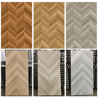 Parquet en vinyle SPC à clipser Chevron 4mm 8mm, motif chevrons