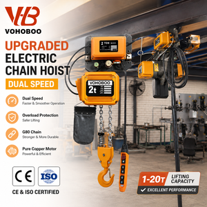 Polipasto Eléctrico de <span class=keywords><strong>Cadena</strong></span> Personalizado IP55 de Doble Velocidad 1 2 3 5 10 Toneladas para Grúa y Máquina Elevadora - Product Image 1