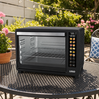 Four électrique professionnel de 48 L avec panneau, grande capacité, four à convection pour la cuisine à domicile