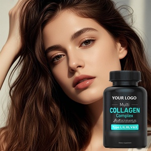 150 Capsules Type I Ii Iii V X Hyaluronic Acid Biotin Multi Collagen Complex Plus Vitamin Skin MultiVitamins Collagen Capsules - Product Image 3
