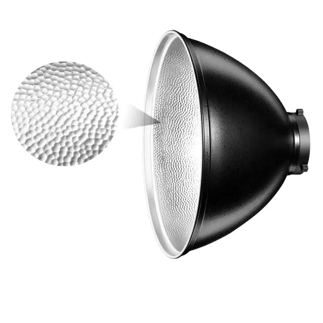 inlightray JINBEI 70 degree reflector Lamp Shade Dish for Bowens Mount Studio Light Strobe Flash Portrait Photo