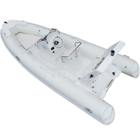 Bateau pneumatique semi-rigide haute vitesse 17 pieds 5,2 m Coque en fibre de verre Hypalon PVC
