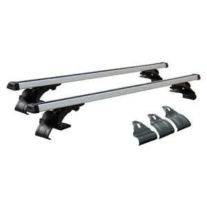 Universal Silver Aluminum Alloy Car Cross Bar Roof Rack Crossbar