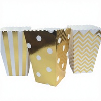 Boîte à Popcorn Jetable à Rayures Imprimées UV, Style Européen et Américain, Créative, pour Fête d'Anniversaire, Emballage en Papier pour Snacks (Thème Poulet et Fleurs)