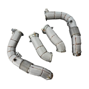 Heatshield Downpipe untuk BMW M5 G90 Racing Downpipe - Product Image 4