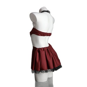 Lemon Story – haut sexy à col licou avec nœud papillon, Costume de jeu de rôle pour femmes, ensemble uniforme d'écolière 8215 - Product Image 4
