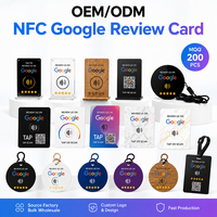 Tarjetas NFC Personalizadas al por Mayor, Programables, 13.56mhz, Ntag213, RFID, PVC, Acrílico, Código QR, Resistentes al Agua, para Restaurantes y Cafés