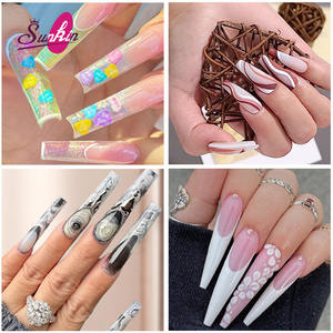 Ventes chaudes, couverture complète, 240 pièces dans une boîte, plusieurs tailles, <span class=keywords><strong>faux</strong></span> <span class=keywords><strong>ongles</strong></span> <span class=keywords><strong>pour</strong></span> salon de manucure - Product Image 5