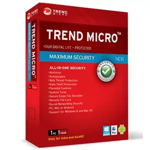 Trend Micro Sécurité maximale 3 ans 1 appareil clé globale envoi en ligne clé numérique logiciel clé antivirus