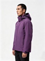 Vêtements de randonnée unisexes 3 en 1, veste à capuche chaude grande taille, imperméable et coupe-vent pour la chasse urbaine, la marche, le vélo, la moto