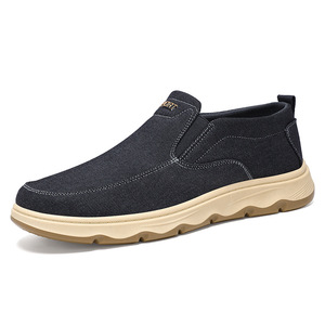 Zapatos Casuales para Hombre, Estilo Slip-<span class=keywords><strong>On</strong></span>, Transpirables, Ligeros, Estilo Pekín Antiguo, Parte Superior de PU - Product Image 3