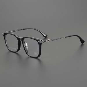 <strong>2025</strong> Shenzhen <strong>New</strong> Acetate Black Leopard Boys Makeup Kids Flexible Color Chinese Style Classic Luxury <strong>Titanium</strong> Clear Eye Glasses