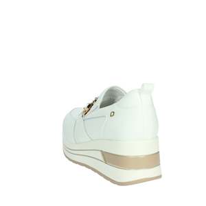 Mocasines Donna Serena para Mujer, Plataforma Blanca Dorada, Zapatos Planos - Product Image 2