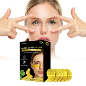 Mascarilla Facial de Colágeno Dorado Premium Antiarrugas, Parches para el Tratamiento de la Frente y Debajo de los Ojos - Product Image 1