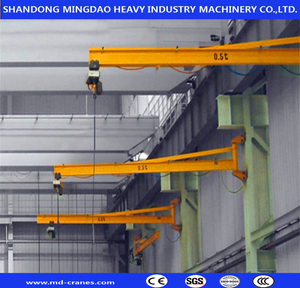 เครนติดผนังแบบห้องใต้ดินต่ำ 1000 กก. ระบบยกสำหรับงานหล่อ - Product Image 2