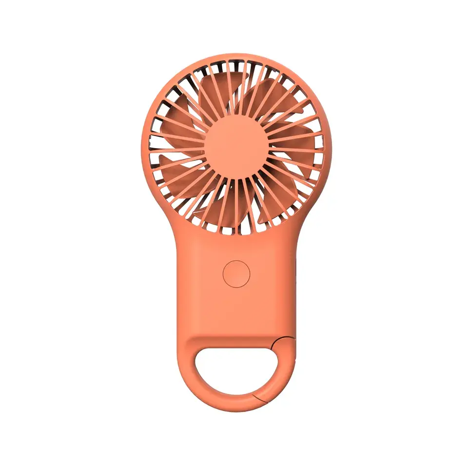 Draagbare Usb Oplaadbare Outdoor Lazy Opknoping Fan Zomer Producten Draagbare Zak Ventilator Met Haak Handsfree Mini Fan