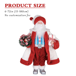 कारखाने सीधे इनडोर लाल आधुनिक Santa Quus क्रिसमस nvidad सजावट सजावट सजावट - Product Image 1