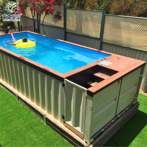 <span class=keywords><strong>Piscine</strong></span> mobile préfabriquée de luxe en conteneur maritime de 20 pieds avec revêtement en fibre de verre - Product Image 6