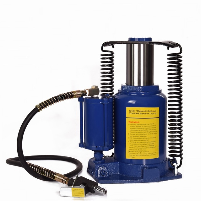 Truck Service Floor Air Hydraulic Jack 12 Ton Heavy Duty Manual Hand Pump Air Hydraulic Bottle Jack