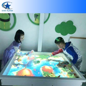 Boîte <span class=keywords><strong>à</strong></span> <span class=keywords><strong>sable</strong></span> interactive tactile blanche pour enfants, jeux de projection 3D, personnalisable, garantie 3 ans, intérieur - Product Image 5