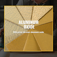 Stock US, Livraison Gratuite aux États-Unis, 100 Feuilles de Papier Abrasif Doré Auto-agrippant 1/4 de Feuille, 4,5" x 5,5", Grains 40-1000 pour Voiture et Bois