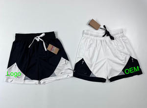 شورت كرة قدم قابل للتخصيص في الشوارع الأمريكية من البوليستر سريع الجفاف جيد التهوية من المصنع بيع بالجملة شورت رجالي عالي الجودة - Product Image 3