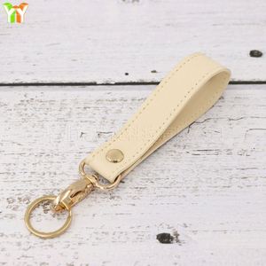 Minimalist Pu Leather Wristlet <b>Ring</b> <b>Bag</b> Charm Elegant <b>Key</b> Strap Long Keychain for Men Women - Product Image 5
