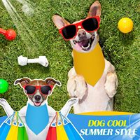 Bandanas pour chiens en polyester classiques d'hiver écologiques imprimés sur mesure pour plusieurs tailles
