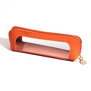 Portable <b>Makeup</b> <b>Brush</b> Storage Bag PU Leather Transparent Zipper Medium Capacity Home Storage Dustproof Cosmetic <b>Case</b> - Product Image 5