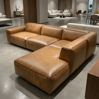 Geflecktes Muster Bedruckter Leathaire-Stoff Atmungsaktiver Leder-Textur-Stoff für Moderne Sofa- und Stuhlpolsterung
