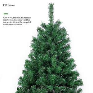 Árbol de Navidad de PVC de Alta Calidad con Escena Familiar de Lujo, Adornos para el Hogar, Soporte de Hierro Encriptado, Material Metálico - Product Image 3