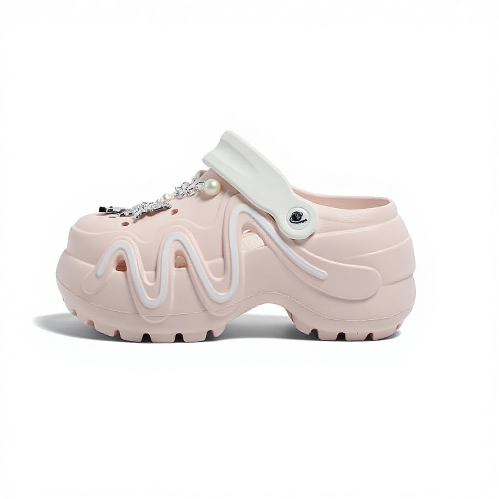 Pink and white