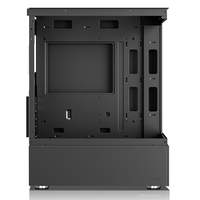 Boîtier PC Gaming ATX Personnalisable avec Panneau Latéral en Verre Trempé, Effet Vue Panoramique, Châssis de Bureau ATX en Stock