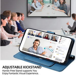 Funda con Tapa para <span class=keywords><strong>Xiaomi</strong></span> <span class=keywords><strong>Poco</strong></span> F7 <span class=keywords><strong>Pro</strong></span> <span class=keywords><strong>5G</strong></span> X7 F6 <span class=keywords><strong>X3</strong></span> C75, Funda de Cuero tipo Cartera con Ranuras para Tarjetas, Soporte, Protección Antigolpes - Product Image 6